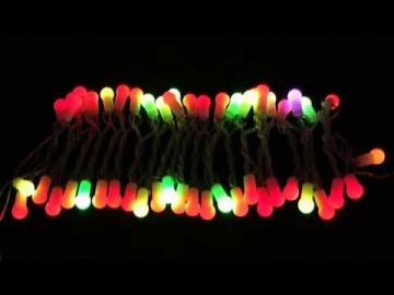 Светодиодные шарики LED-BS17-RGB медленное переключение.